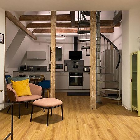 Stilvolles Appartement Im Herzen Bambergs Bagian luar foto