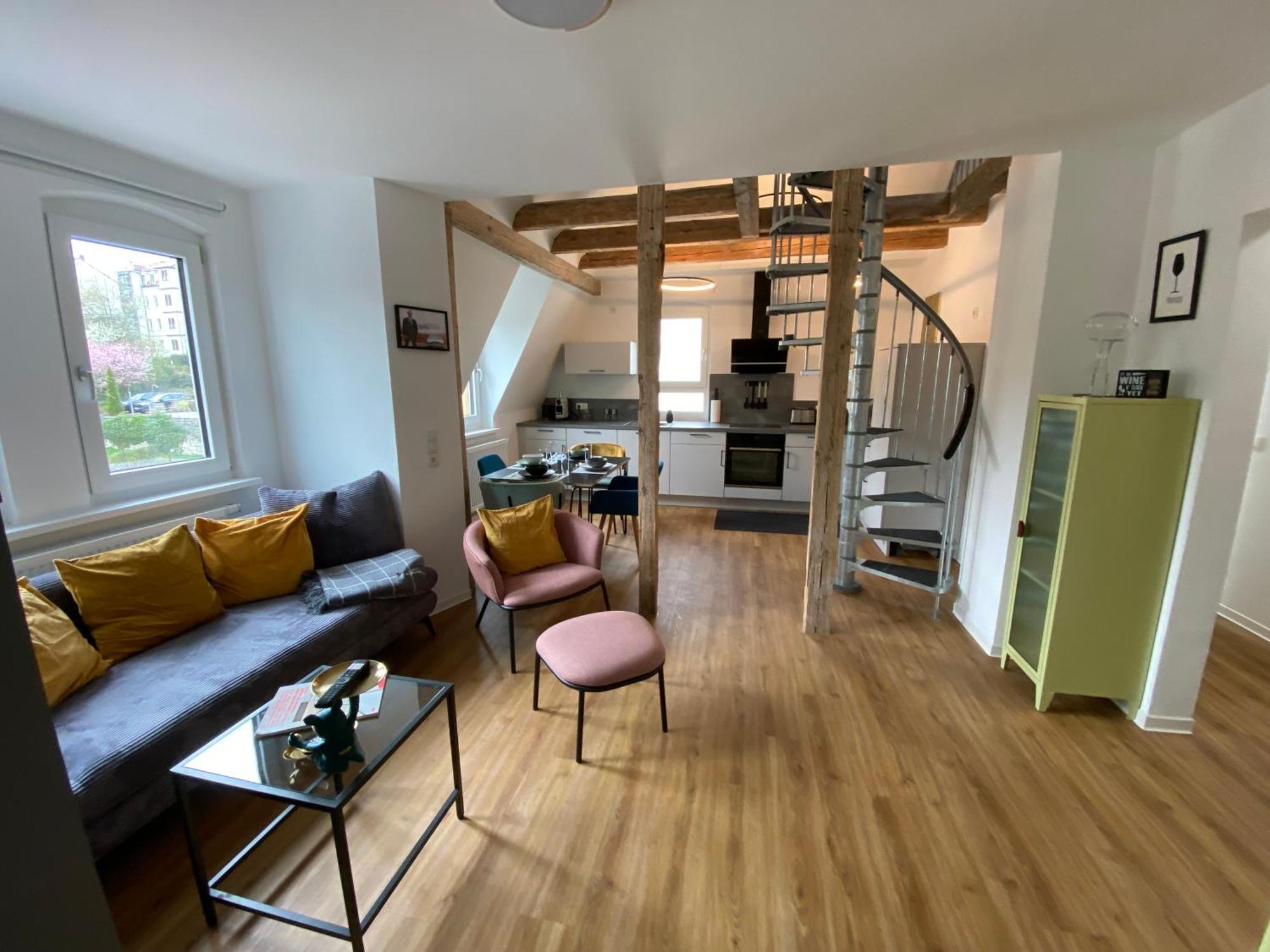 Stilvolles Appartement Im Herzen Bambergs Bagian luar foto