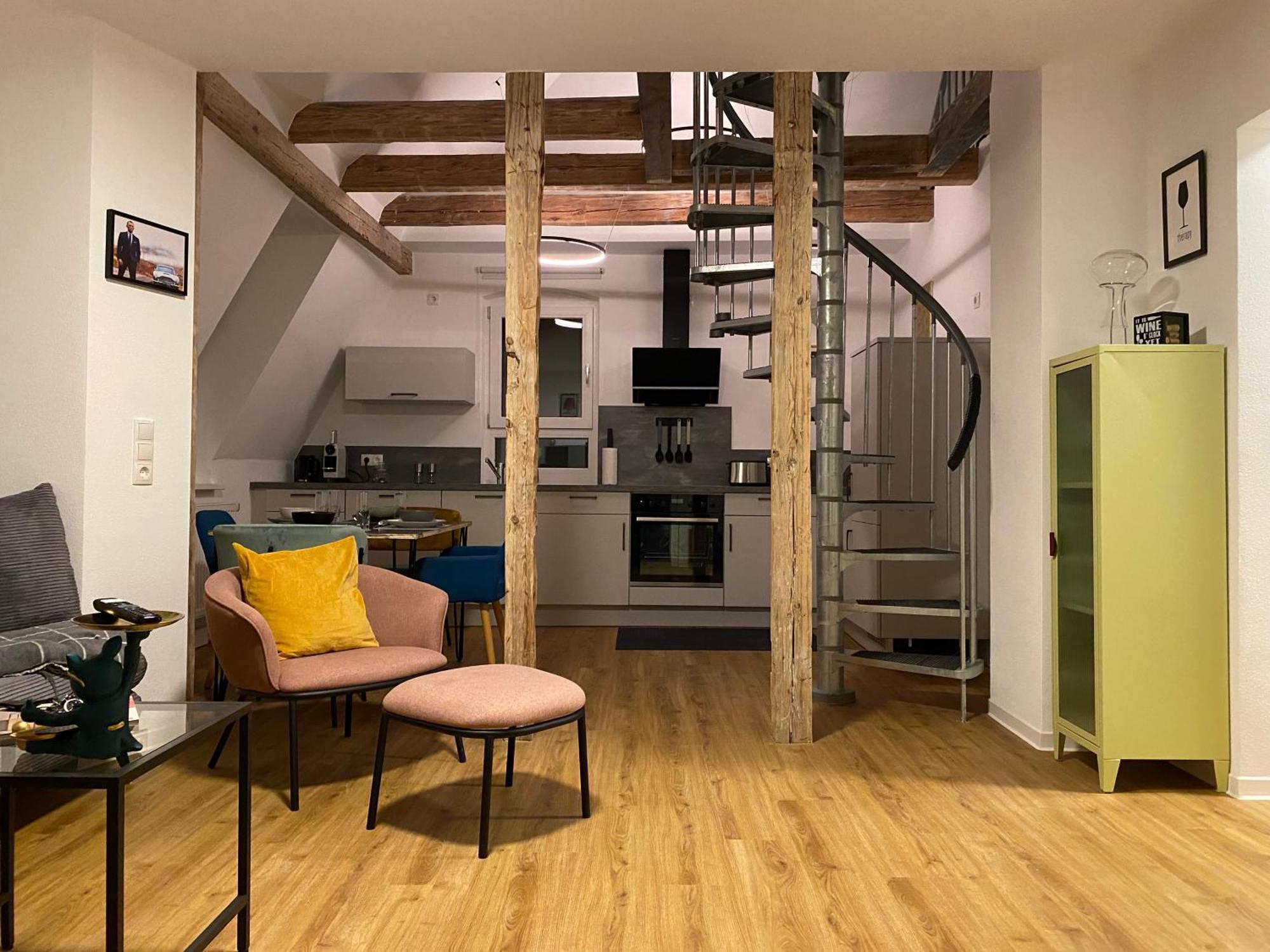 Stilvolles Appartement Im Herzen Bambergs Bagian luar foto